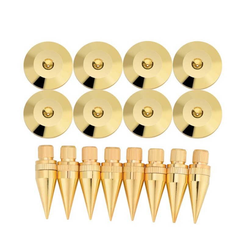 8 Pairs Copper Speaker Spikes