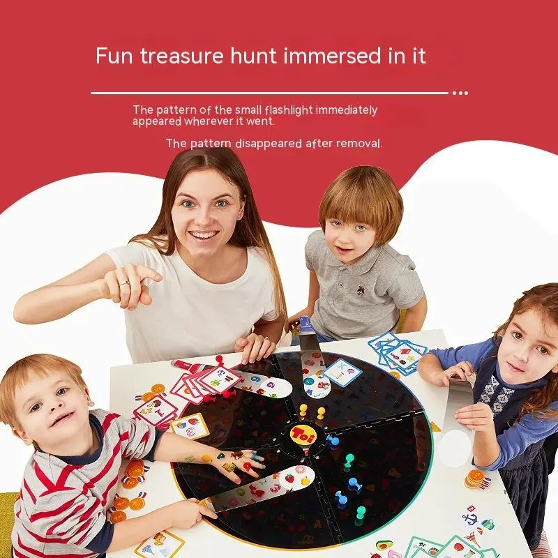 TOI Tuyi Flashlight Board Game – Early Education Puzzle Toy for Kids
