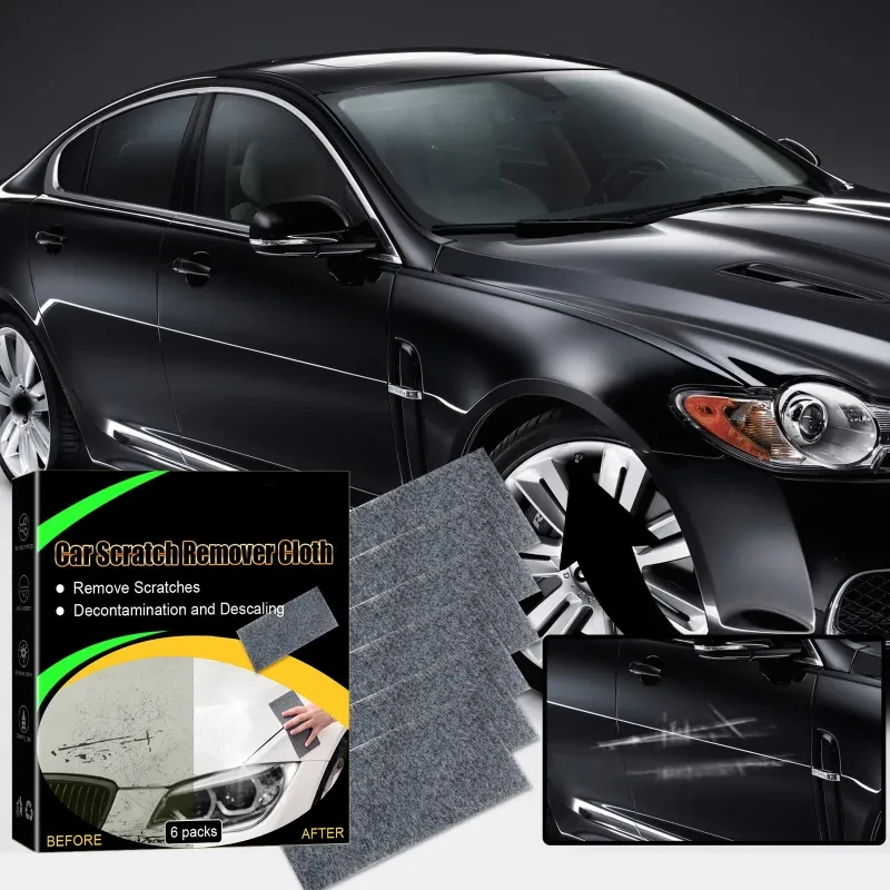 Rayhong Car Scratch Remover Cloth – 6-Pack Grinding & Cleaning Cloths for Paint Repair