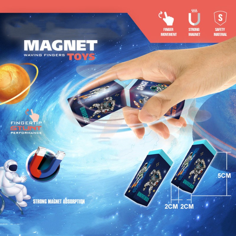 Magnetic Rods Educational Toy – Hand Spinner Decompression Cube for Kids & Teens