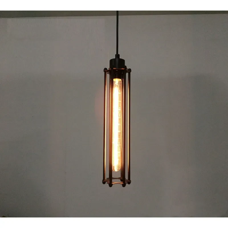 Nordic American Retro Pendant Lamp – Simple Vintage Cafe Bar Counter Lighting