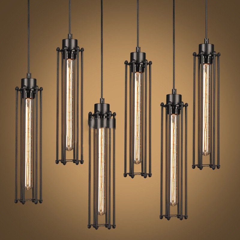 Nordic American Retro Pendant Lamp – Simple Vintage Cafe Bar Counter Lighting