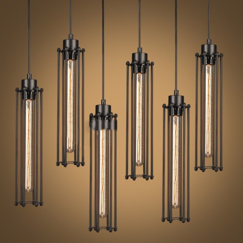 Nordic American Retro Pendant Lamp – Simple Vintage Cafe Bar Counter Lighting