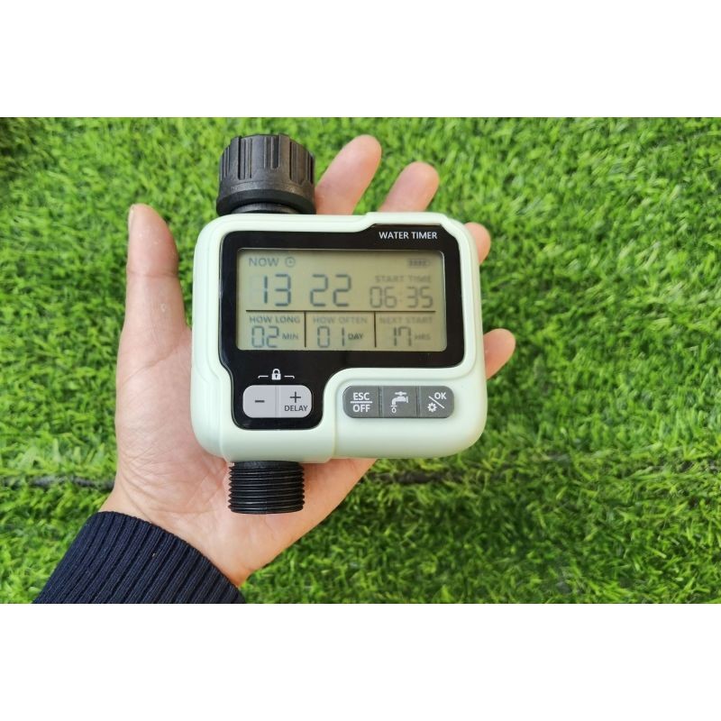 Mini Smart Automatic Watering Device – Large Screen Garden Irrigation Timer for Home & Balcony