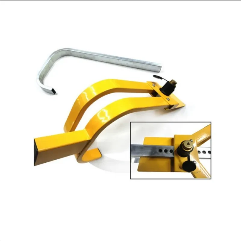 Car Tire Lock – Heavy-Duty 3-Fork Wheel Clamp with Plate | Anti-Theft Carbon Steel Security Lock