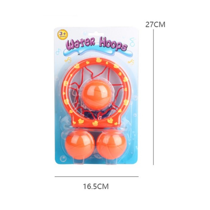 Bathroom Basketball Stand Bath Toy for Kids – Children's Water Shooting Game with 3 Balls