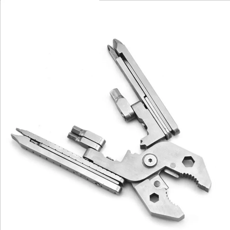 25-in-1 Stainless Steel Folding Multi-Function Tool – Portable Outdoor Pliers & Screwdriver Set