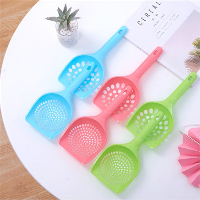 Fast Sifting Cat Litter Shovel – Wide Slot Plastic Scoop for Easy Cleaning