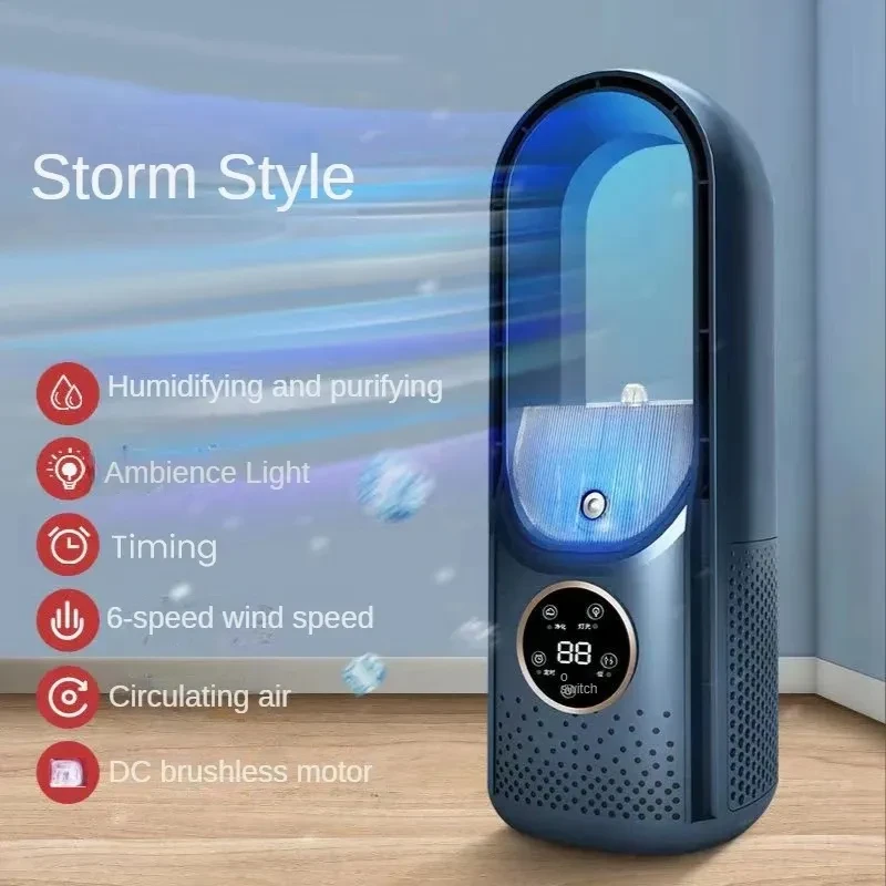 USB Water-Cooled Desktop Fan with Spray Function – 3-Speed Household Mini Cooling Fan