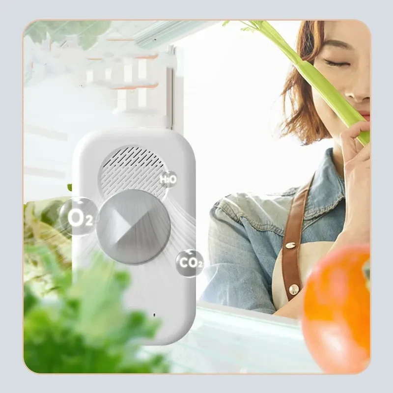 Refrigerator Deodorizer & Purifier – USB Ozone Sterilizer for Odor Removal & Disinfection