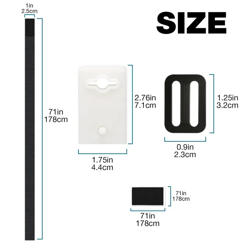 Swimming Pool Solar Cover Reel Strap Kit – Film Collecting Car Rope & Tightening Accessories Set
