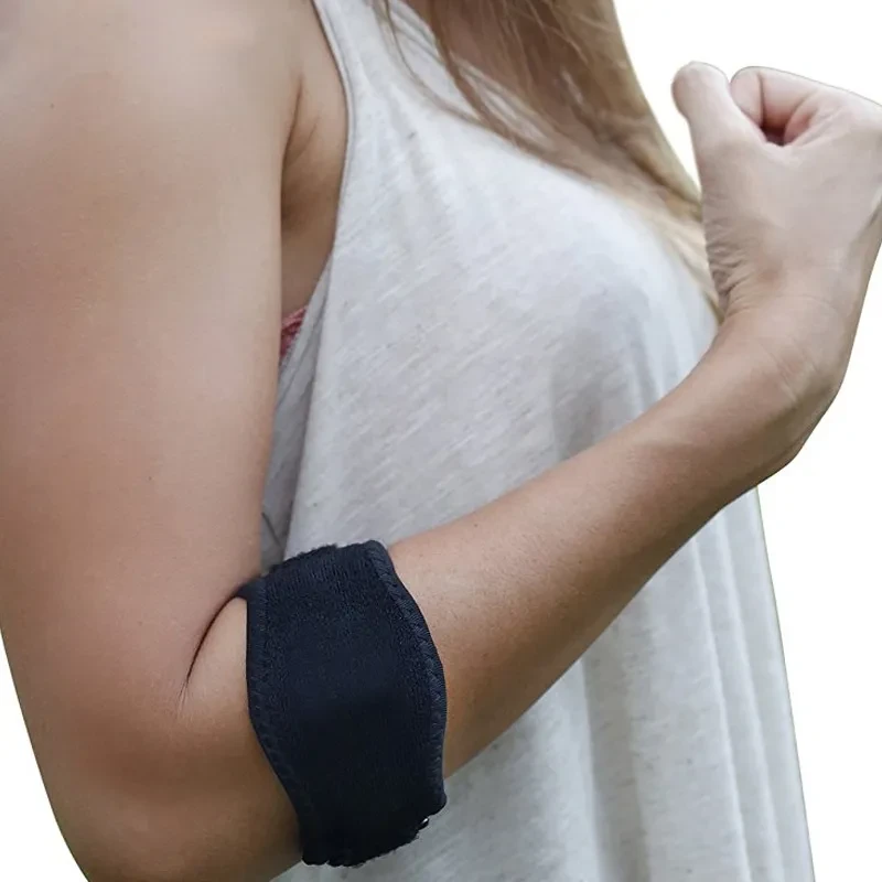 Compression Elbow Pads – Adjustable Sports & Fitness Arm Support for Tennis, Running, and Cycling