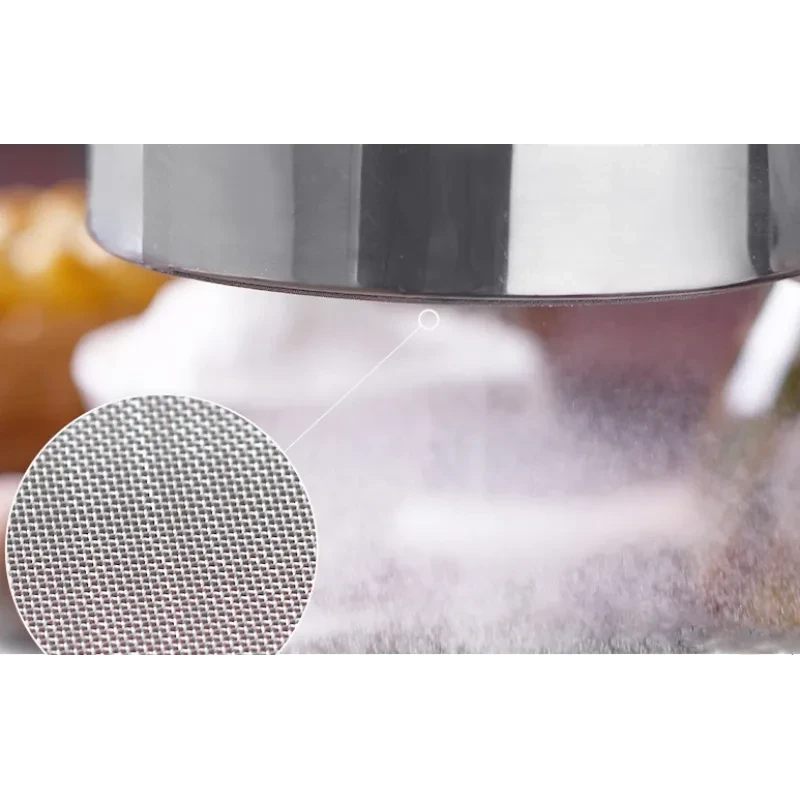 Stainless Steel Flour Sifter – Modern Kitchen Baking Tool for Sifting and Mixing