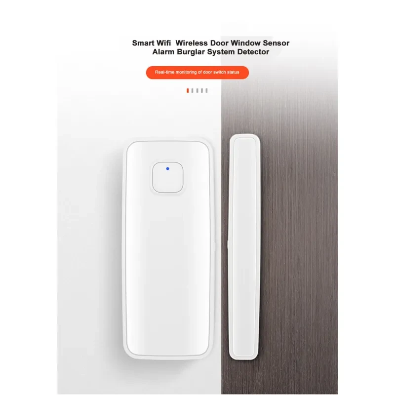 Graffiti Smart WiFi Magnetic Contacts – Wireless Door & Window Sensor with App Alerts and Voice Control