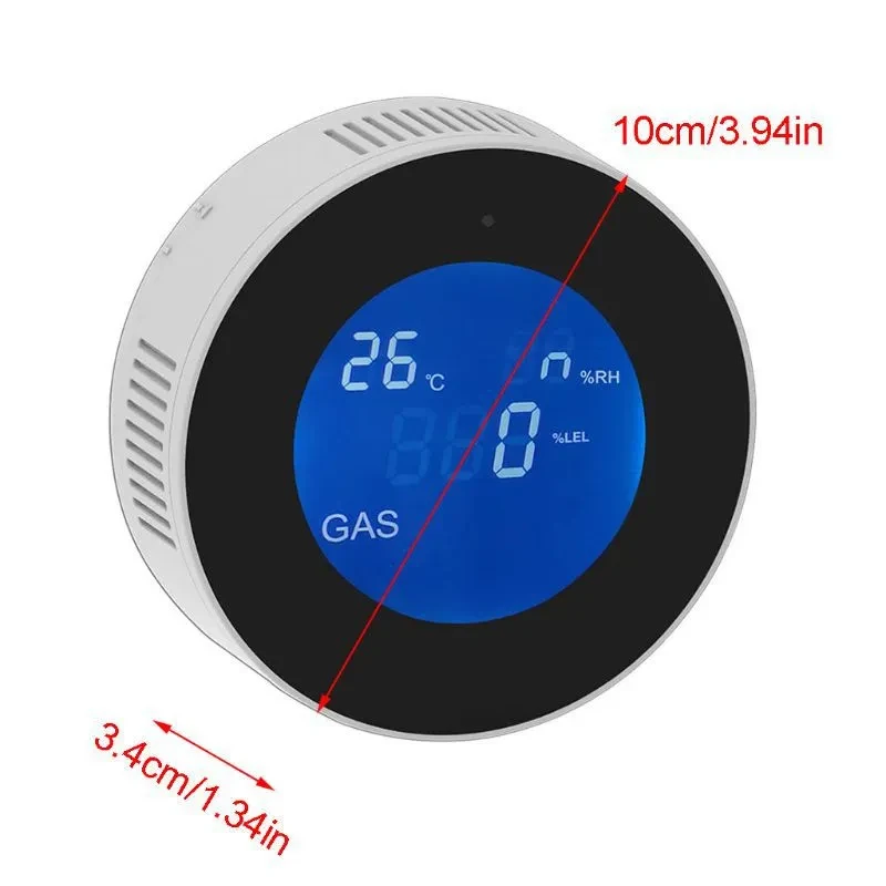 Graffiti Smart WiFi Gas Alarm – Wireless Home Gas Leak Detector with Real-Time Alerts