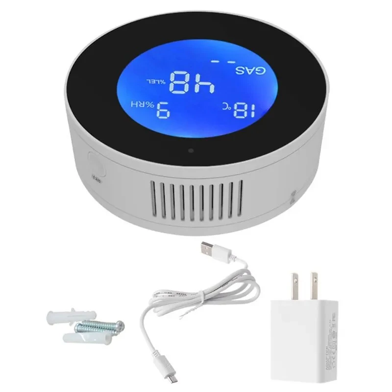 Graffiti Smart WiFi Gas Alarm – Wireless Home Gas Leak Detector with Real-Time Alerts