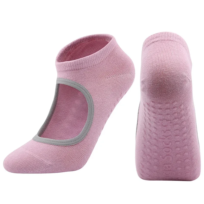 Non-Slip Yoga Socks for Women & Men | Pure Cotton Grip Fitness Socks