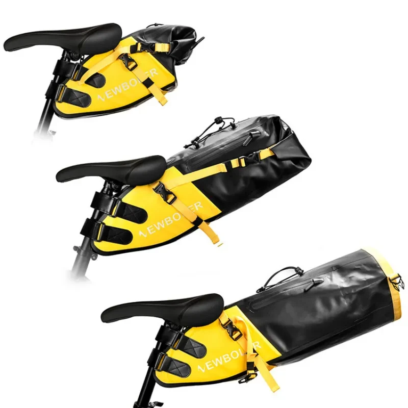 Waterproof Bike Tail Bag | Large-Capacity Rear Seat Tool Bag