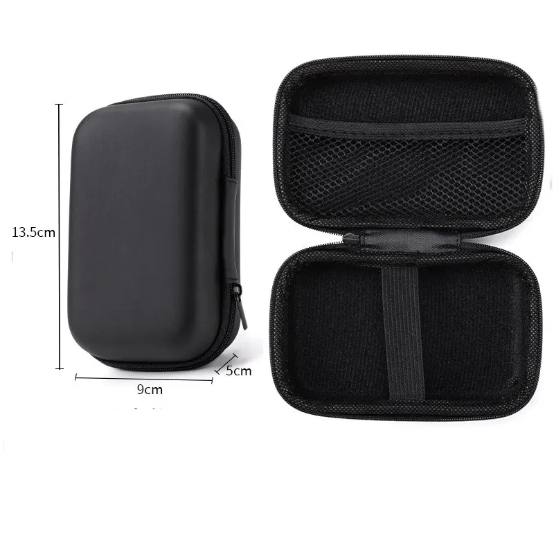 Compact Power Bank & Data Cable Storage Box | Portable Organizer Case