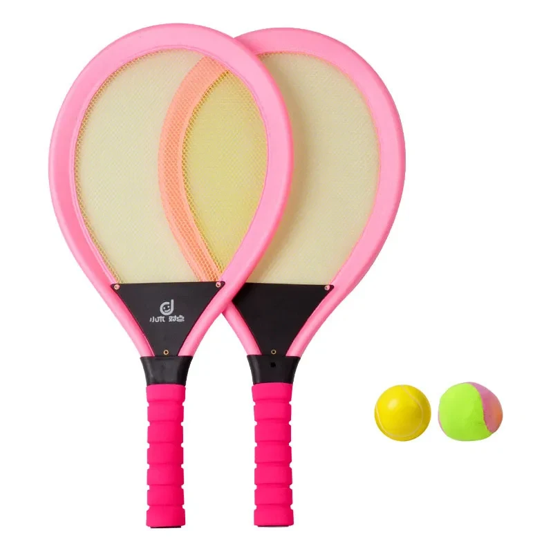 Kids' Tennis Racket Toy Set for Beginners | Lightweight Play Racket with 2 Balls
