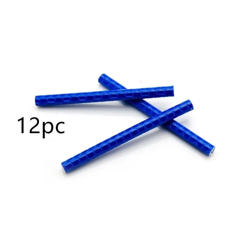 Colorful Bicycle Spoke Reflective Strips – Set of 12 | Clip-On Wheel Reflectors for Night Riding Safety