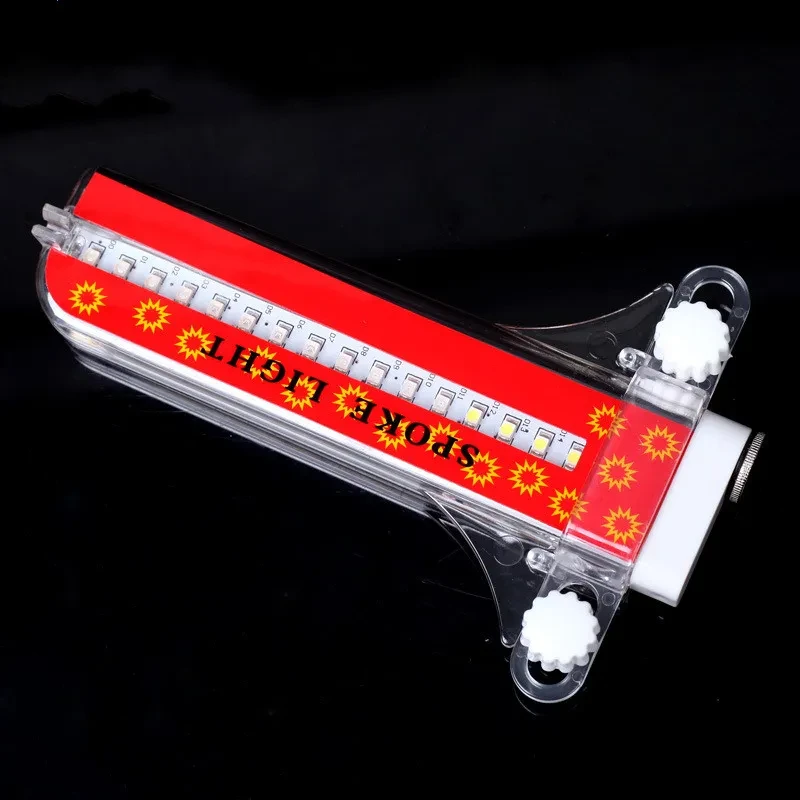 Waterproof LED Bike Wheel Light Strip with 32 Flashing Patterns | Spoke-Mounted Lamp