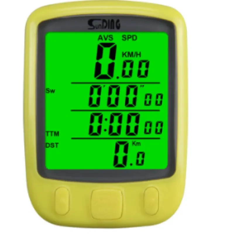 Multifunctional Waterproof Bike Speedometer with Full-Screen LCD Display | Wireless Odometer with Backlight
