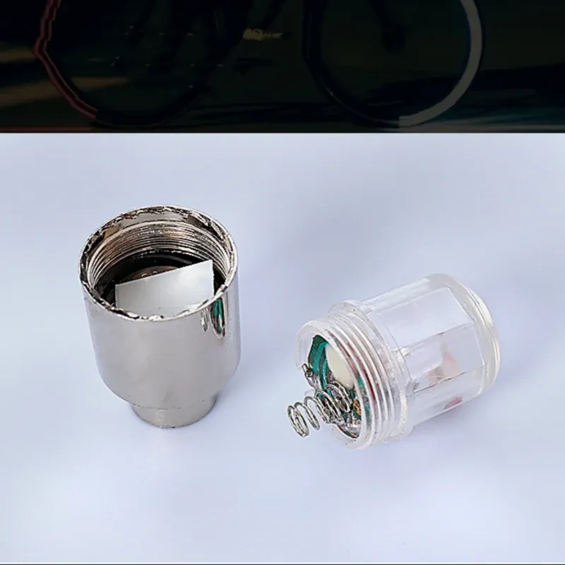LED Bicycle Wheel Valve Cap Lights – Vibration & Light Sensing Bike Nozzle Lamps