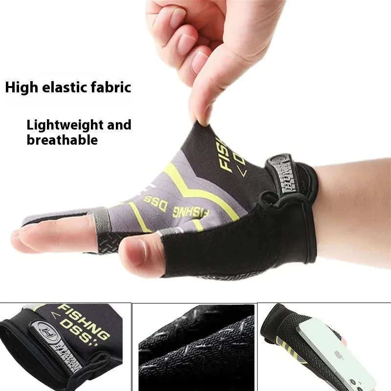 Unisex Cycling and Fishing Gloves – Sun-Proof, Windproof Outdoor Knit Gloves