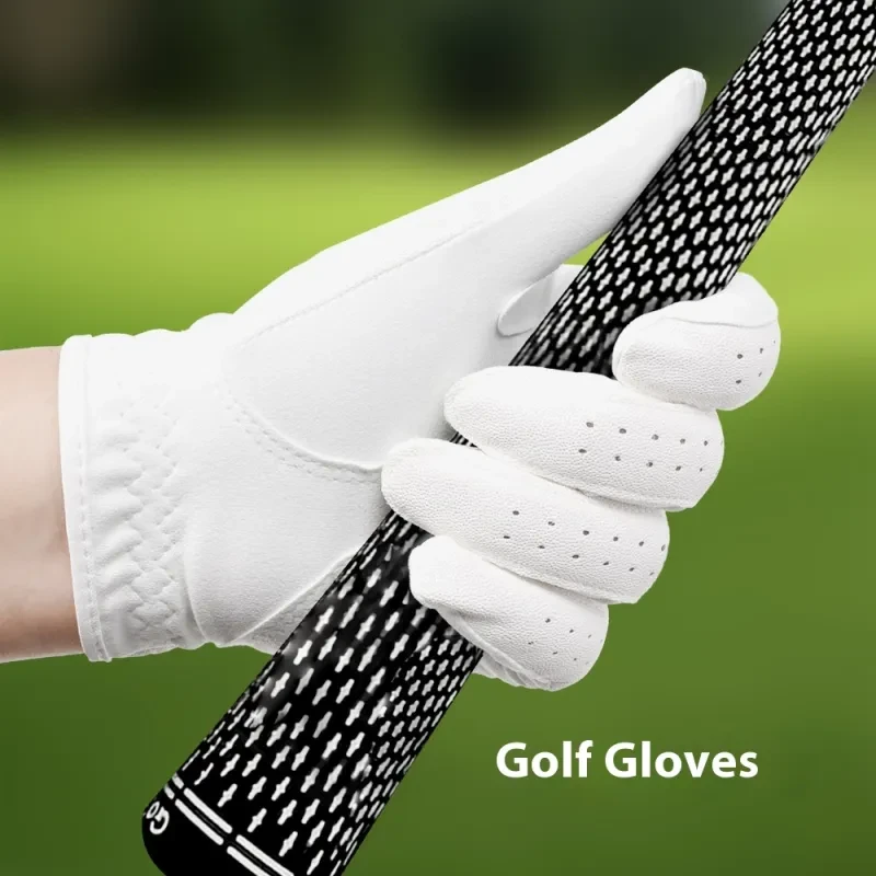 Unisex Golf Gloves – Suede PU Sports Gloves for Men and Women | White Grip Gloves