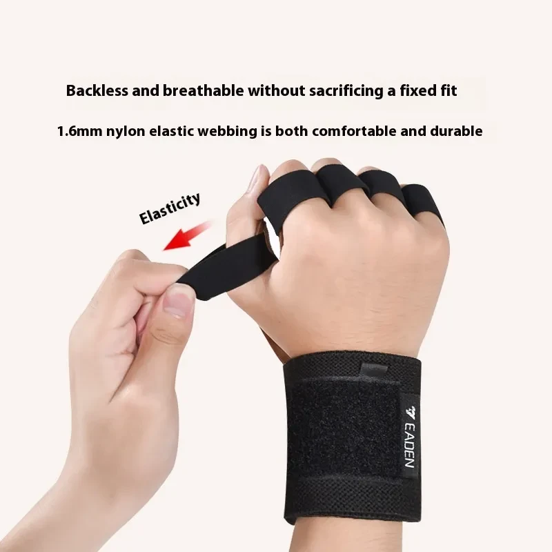 Cowhide Fitness Wrist Gloves – Anti-Slip Leather Weightlifting Gloves with Wrist Support