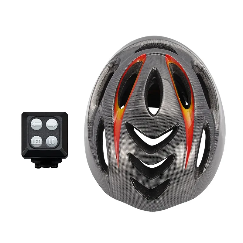 Smart LED Bike Helmet with Turn Signals – USB Rechargeable Bicycle Helmet with Brake Light & Remote Control