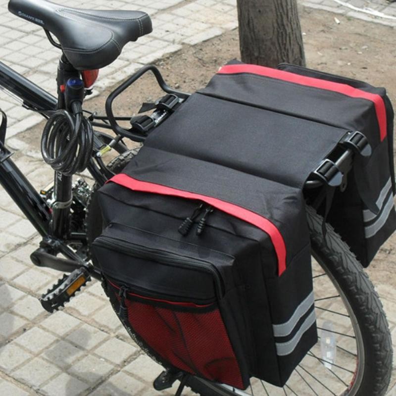 Rear Bicycle Saddle Bag – Double Pannier Camel Bag for Mountain Bikes