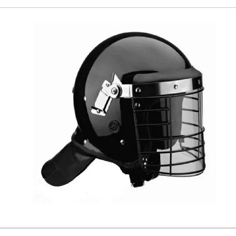 Steel Mesh Riot Helmet – Heavy-Duty Anti-Riot Tactical Helmet with Full Face Shield