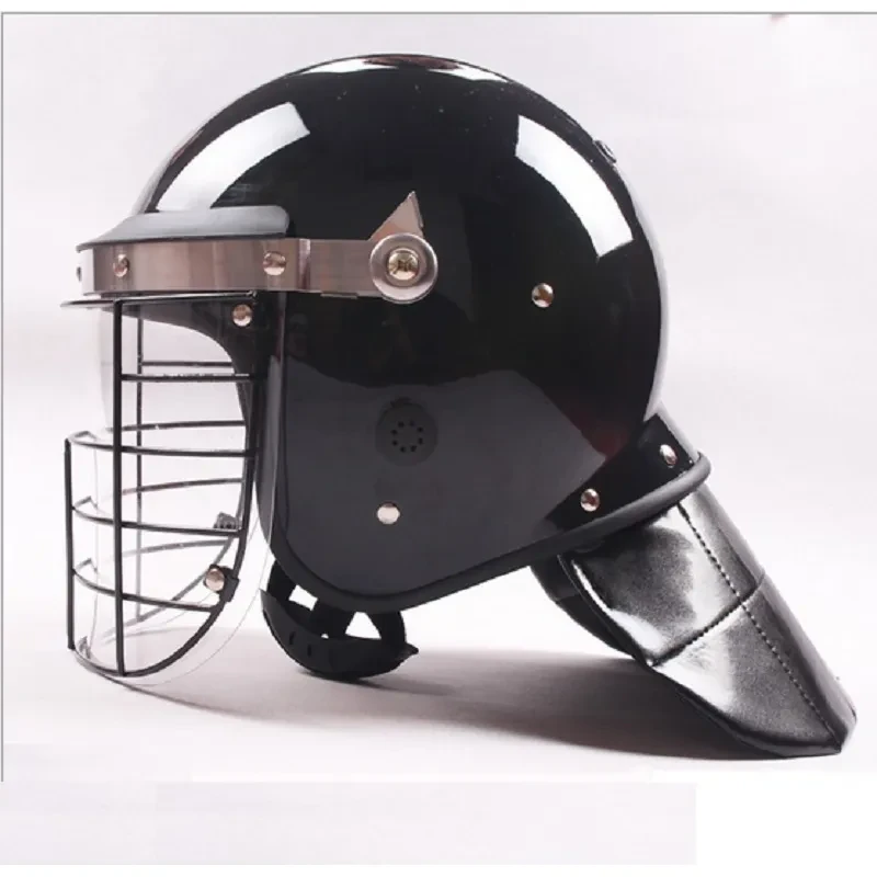 Steel Mesh Riot Helmet – Heavy-Duty Anti-Riot Tactical Helmet with Full Face Shield