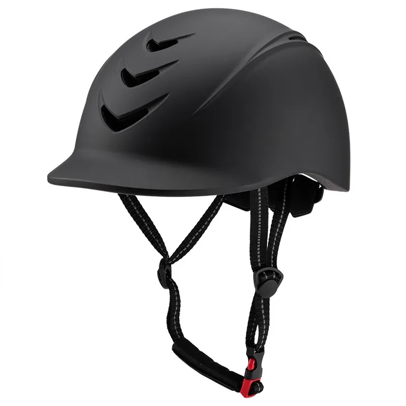 Horse Racing Helmet – Outdoor Equestrian Riding Hat with Visor for Adults