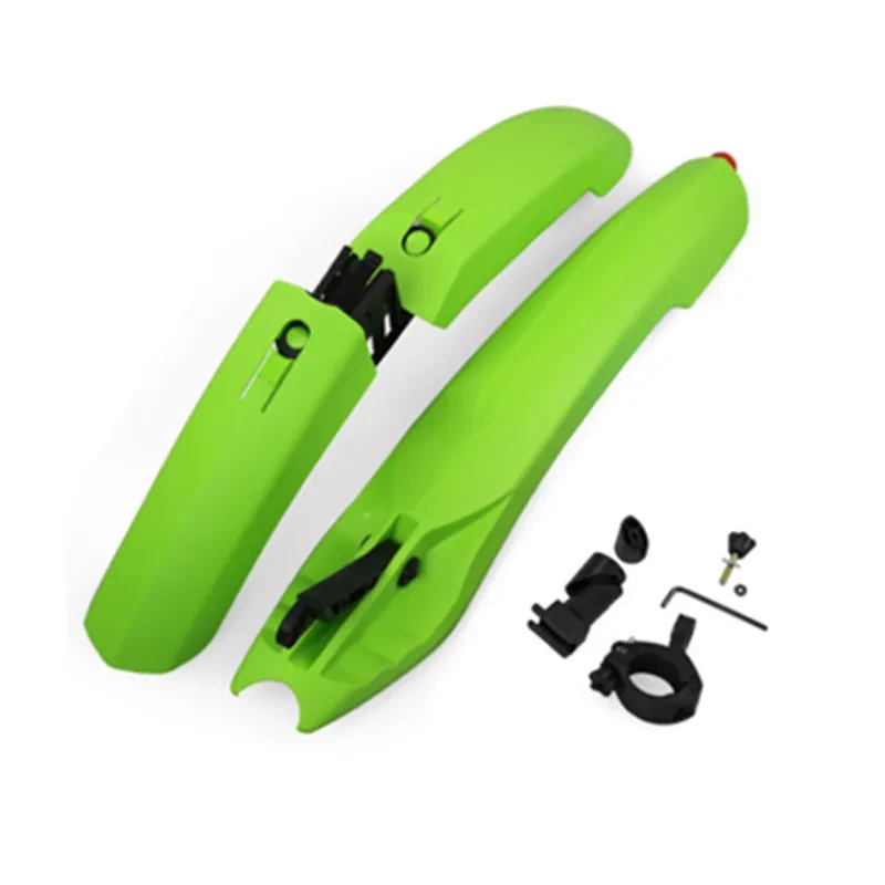 Mountain Bike Mudguard with LED Tail Light – Quick-Release Front & Rear Bicycle Fenders
