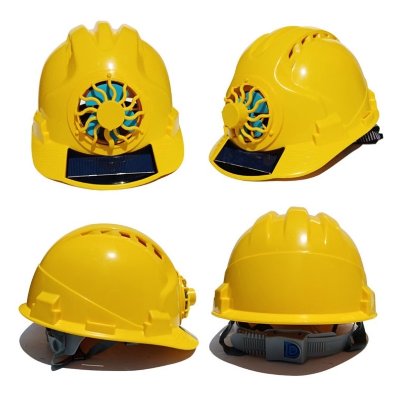 Solar Hat With Fan – Thickened Multifunctional Helmet for Outdoor Cooling & Sun Protection