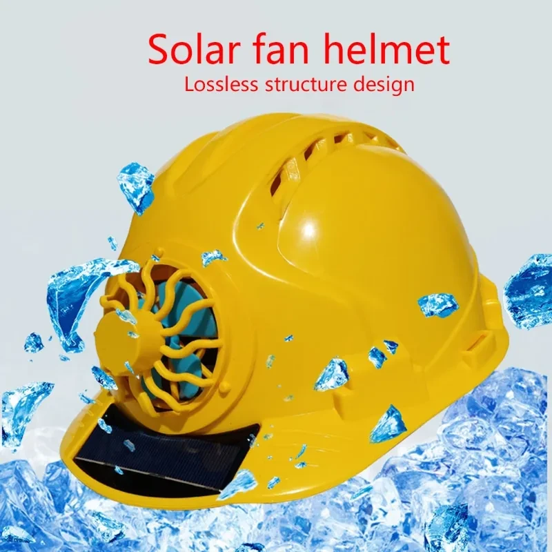 Solar Hat With Fan – Thickened Multifunctional Helmet for Outdoor Cooling & Sun Protection