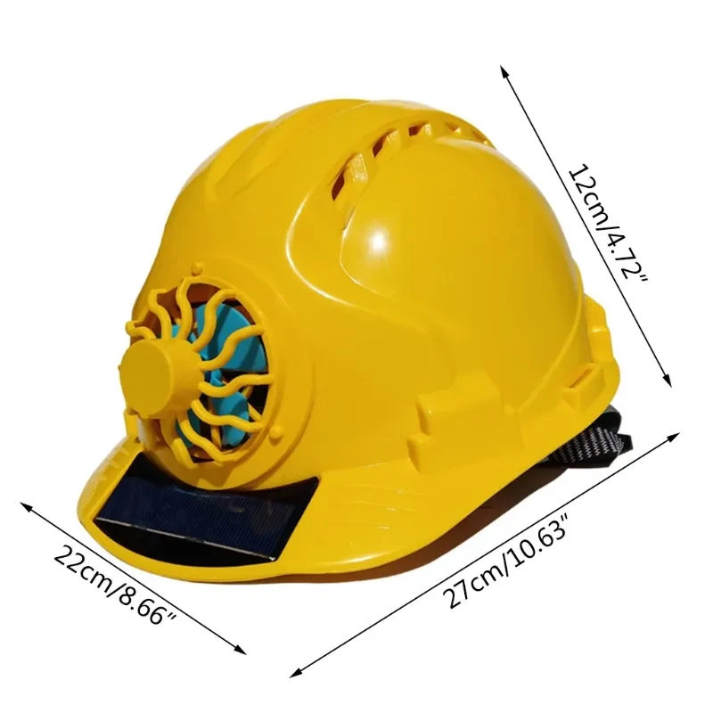Solar Hat With Fan – Thickened Multifunctional Helmet for Outdoor Cooling & Sun Protection