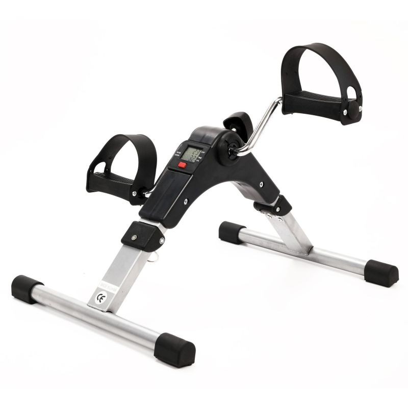 Folding Fitness Pedal Stepper – Indoor Exercise Bike Machine with LCD Display & Adjustable Resistance for Home, Office & Gym