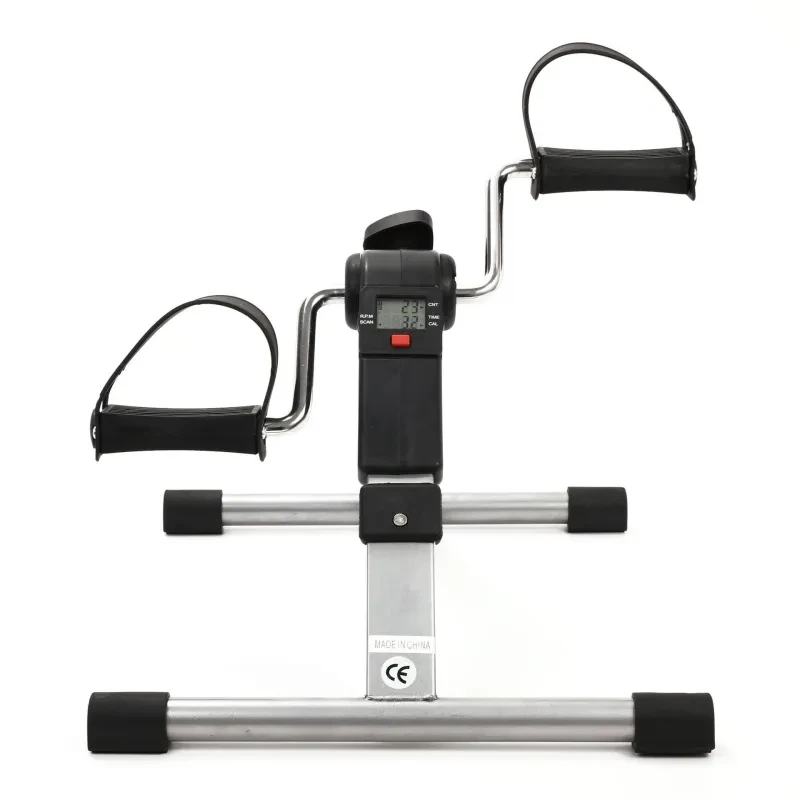 Folding Fitness Pedal Stepper – Indoor Exercise Bike Machine with LCD Display & Adjustable Resistance for Home, Office & Gym