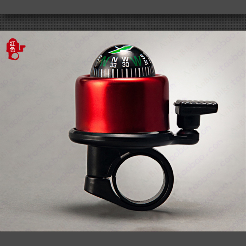 Bicycle Handlebar Compass Bell – Loud Bike Horn with Built-In Directional Compass