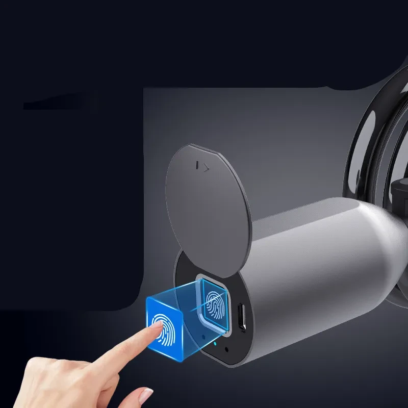 Fingerprint Bluetooth Bike Lock – VeShop Smart Cable Lock with App Control