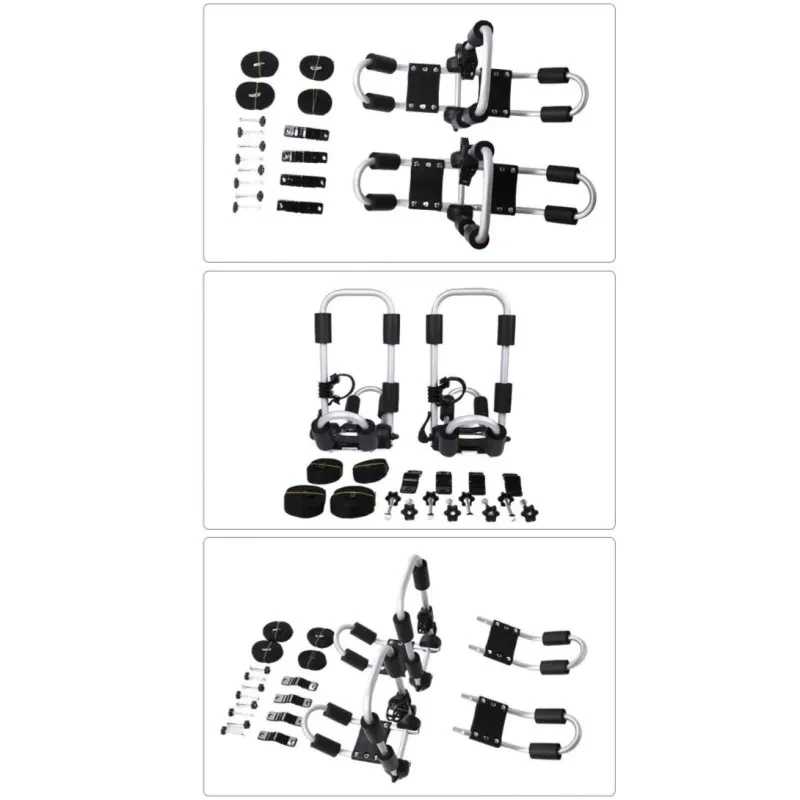 Vehicle-Mounted Detachable Canoe Rack – Universal Aluminum Alloy Roof Bracket