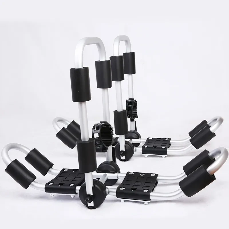 Vehicle-Mounted Detachable Canoe Rack – Universal Aluminum Alloy Roof Bracket