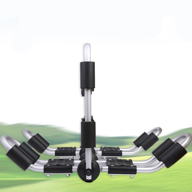 Vehicle-Mounted Detachable Canoe Rack – Universal Aluminum Alloy Roof Bracket