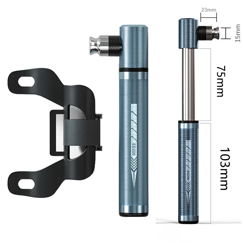 Portable Bicycle Tire Inflator – Mini Aluminum Alloy Bike Pump