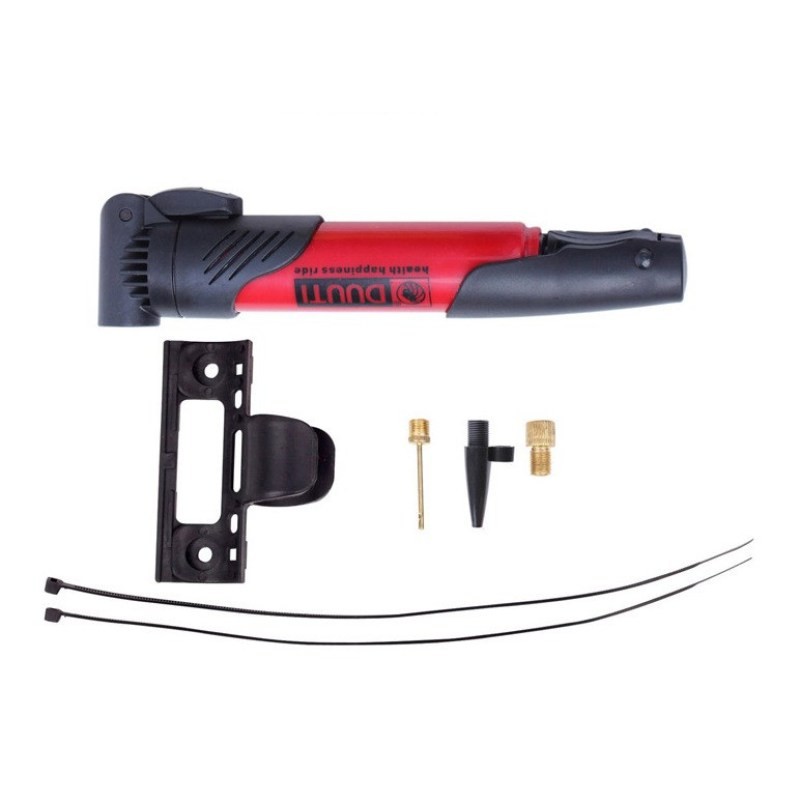 Portable Mini Air Blower for Bicycles – High-Pressure Telescopic Micro Pump | Compact Double Jet Hand Pump with Bottle Mount