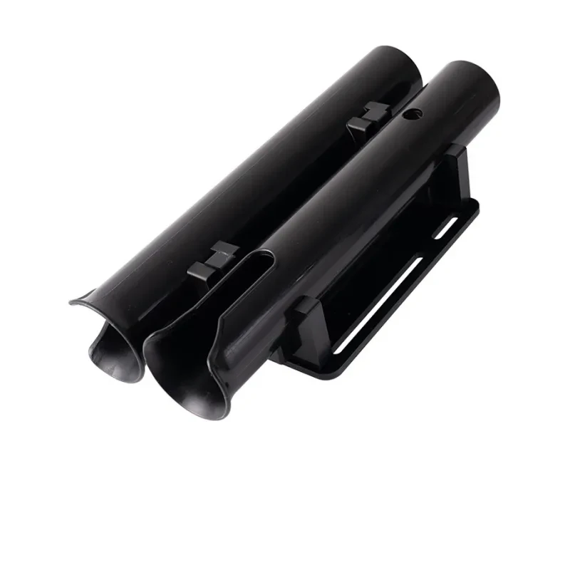 Motorcycle & Electric Bicycle Fishing Rod Rack – Double-Layer Plastic Clamp Holder